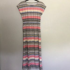 Aztec multicolored dress
